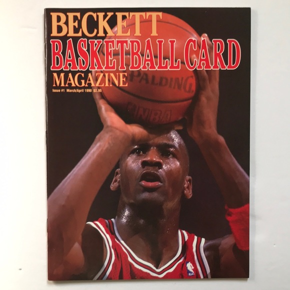 Beckett Basketball Card Magazine Issue #1 Michael Jordan 1990 - Picture 1 of 10